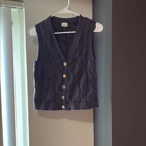 A New Day Gray Cable Knit Cardigan